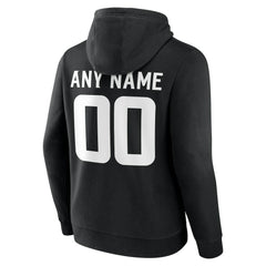 Minnesota Vikings Big & Tall Team Authentic Custom Hoodie - Black Hoodies