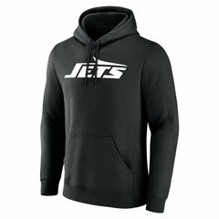 New York Jets Big & Tall Team Authentic Custom Hoodie - Black Hoodies