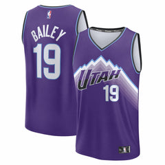 Ace Bailey Utah Jazz Fast Break Replica Jersey Purple Icon Edition - Fanatics