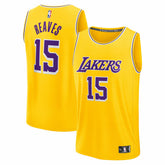Austin Reaves Los Angeles Lakers Fast Break Replica Jersey Gold Icon Edition - Fanatics