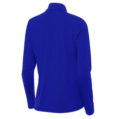 Los Angeles Dodgers Antigua Women's 2025 World Series Champions Intent Quarter-Zip Pullover - Royal Pullover