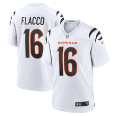 Joe Flacco Cincinnati Bengals Game Jersey - White Jerseys