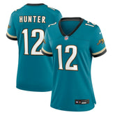 Travis Hunter Jacksonville Jaguars Women's Alternate 2 Prowler Throwback Game Jersey - Teal Jerseys