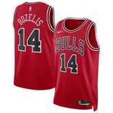 Matas Buzelis Chicago Bulls Unisex Swingman Player Jersey Icon Editi- Red - Nike