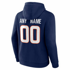 Denver Broncos Big & Tall Team Authentic Custom Hoodie - Navy Hoodies