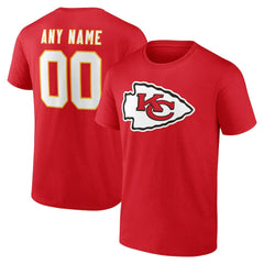 Kansas City Chiefs Big & Tall Team Authentic Custom T-Shirt - Red T-shirts