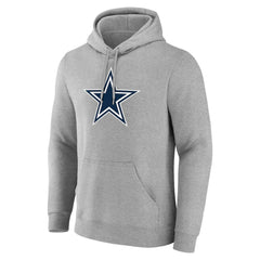 Dallas Cowboys Big & Tall Team Authentic Custom Hoodie - Gray Hoodies