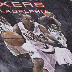 Philadelphia 76ers Hardwood Classics Originals Collection 2000-2001 Team Roster T-Shirt Black - Mitchell & Ness