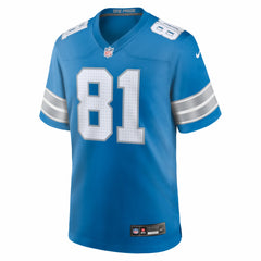 Calvin Johnson Detroit Lions Team Retired Game Jersey - Blue Jerseys
