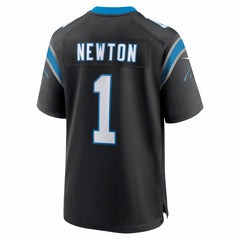 Cam Newton Carolina Panthers Team Retired Game Jersey - Black Jerseys