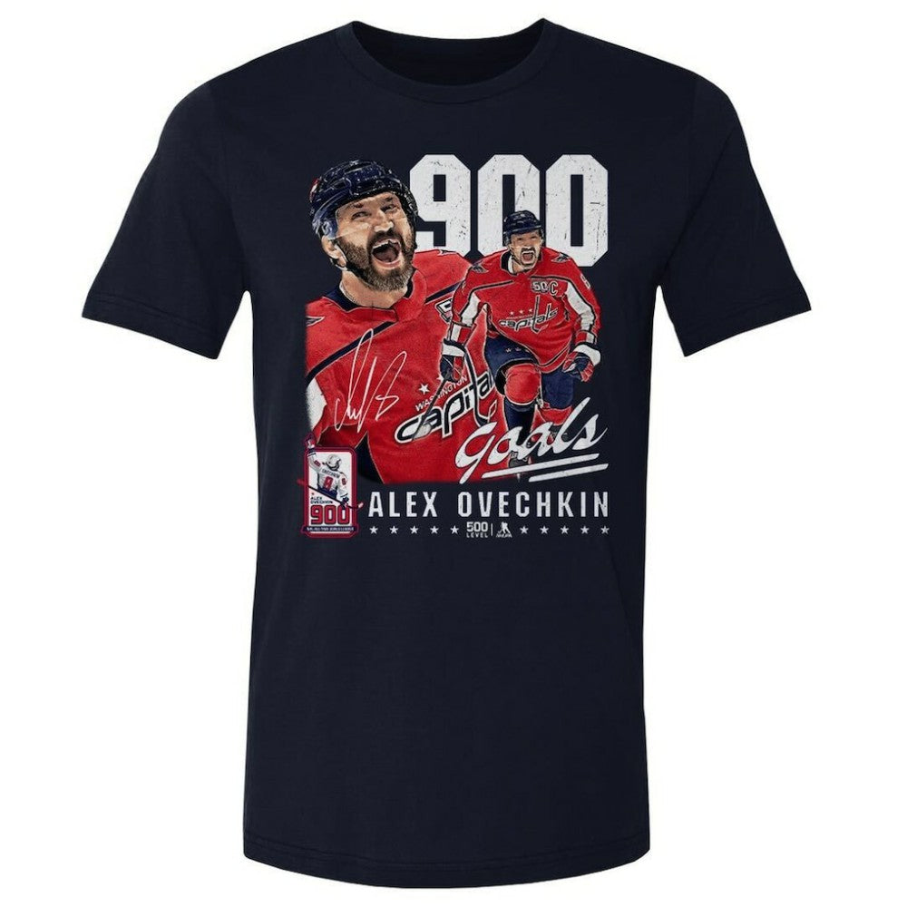 Alexander Ovechkin Washington Capitals 500 Level 900th Career Goal Tri-Blend T-Shirt - Navy | US 203597222