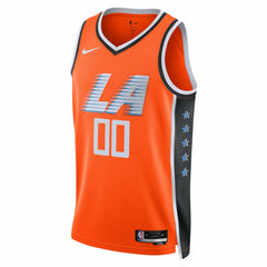 LA Clippers Unisex 2025/26 City Edition Swingman Custom Jersey Orange - Nike