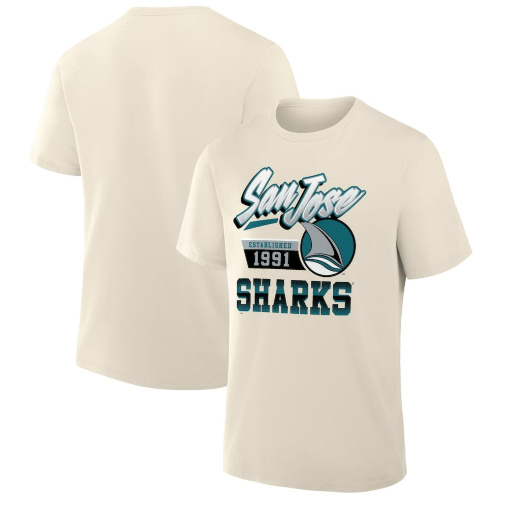 San Jose Sharks Alternate Legacy T-Shirt - Cream | US 203598801