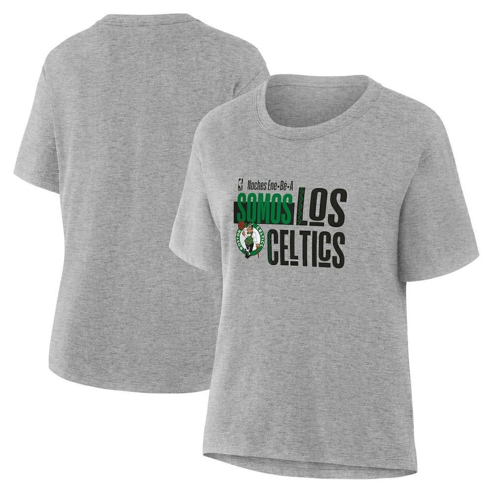 Boston Celtics Women's Noches Training T-Shirt Gray