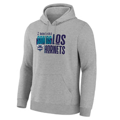 Charlotte Hornets Noches Training Hoodie Gray