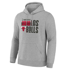 Chicago Bulls Noches Training Hoodie Gray