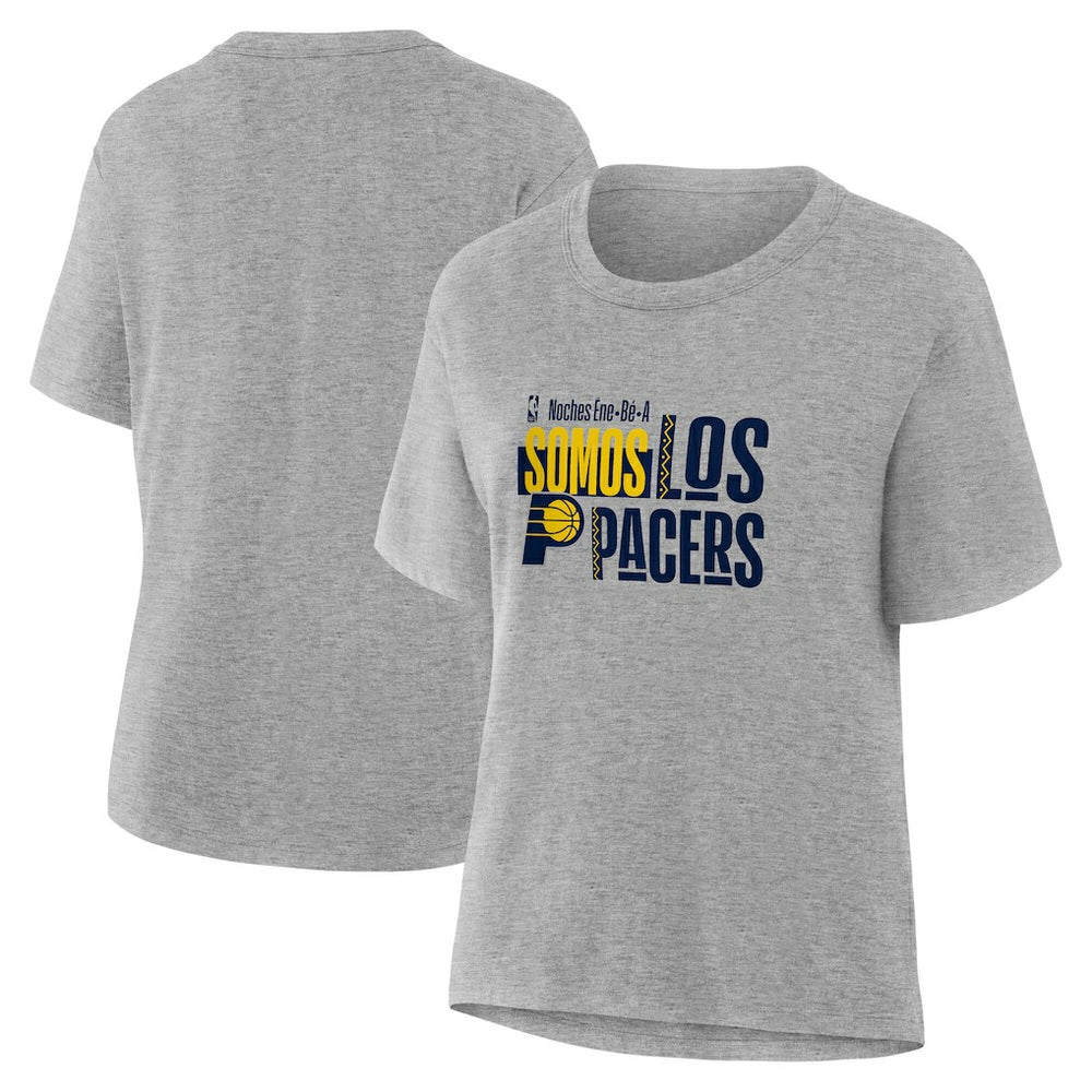 Indiana Pacers Women's Noches Training T-Shirt Gray