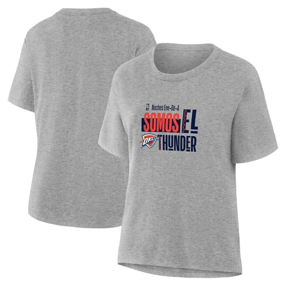 Oklahoma City Thunder Women's Noches Training T-Shirt Gray
