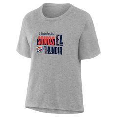 Oklahoma City Thunder Women's Noches Training T-Shirt Gray