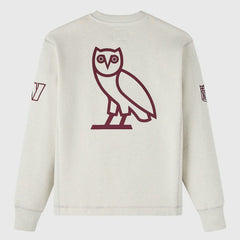 Washington Commanders OVO x NFL Unisex Fleece Sweatshirt - Heather Gray Sweatshirts