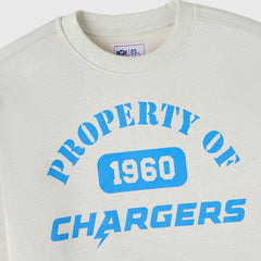 Los Angeles Chargers OVO x NFL Unisex Fleece Sweatshirt - Heather Gray Sweatshirts