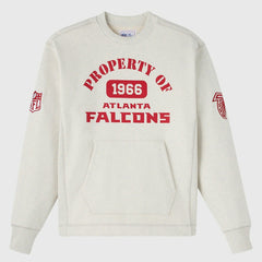 Atlanta Falcons OVO x NFL Unisex Fleece Sweatshirt - Heather Gray Sweatshirts