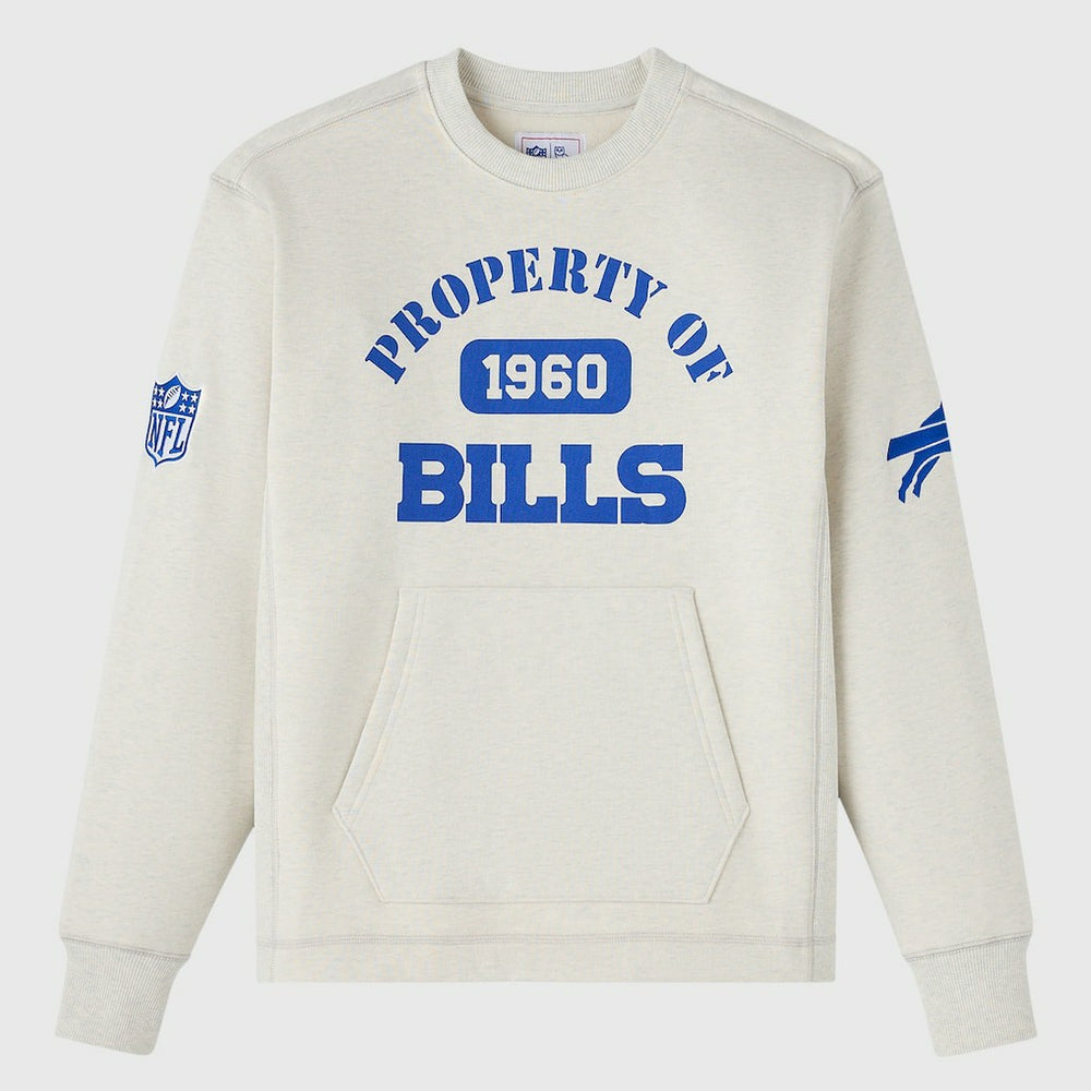 Buffalo Bills OVO x NFL Unisex Fleece Sweatshirt - Heather Gray Sweatshirts