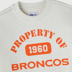 Denver Broncos OVO x NFL Unisex Fleece Sweatshirt - Heather Gray Sweatshirts