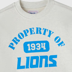Detroit Lions OVO x NFL Unisex Fleece Sweatshirt - Heather Gray Sweatshirts