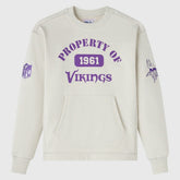Minnesota Vikings OVO x NFL Unisex Fleece Sweatshirt - Heather Gray Sweatshirts