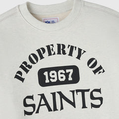 New Orleans Saints OVO x NFL Unisex Fleece Sweatshirt - Heather Gray Sweatshirts