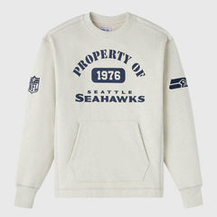Seattle Seahawks OVO x NFL Unisex Fleece Sweatshirt - Heather Gray Sweatshirts