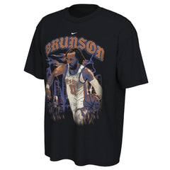 Jalen Brunson New York Knicks Unisex 2025/26 City Edition Player Graphic T-Shirt Black - Nike