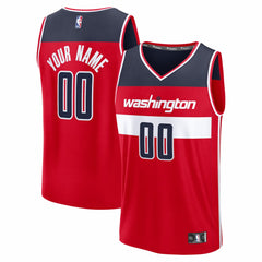 Washington Wizards Fastbreak Custom Jersey Red Icon Edition - Fanatics