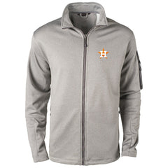Houston Astros Dunbrooke Pacific Full-Zip Fleece Jacket - Heather Gray Jackets