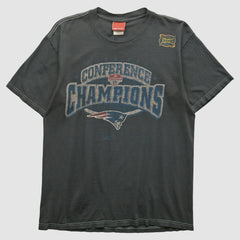 New England Patriots Reebok 2000s T-shirt - Charcoal T-shirts