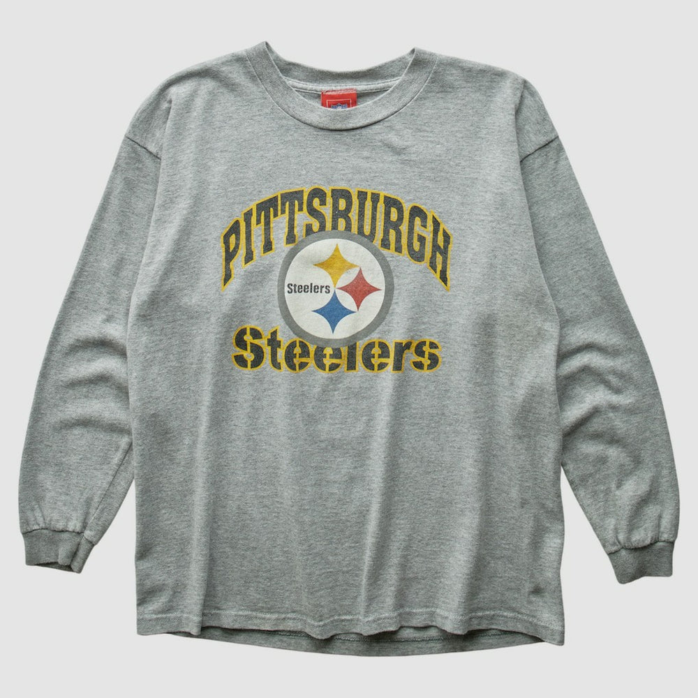 Pittsburgh Steelers NFL 2000s T-shirt - Heather Gray T-shirts