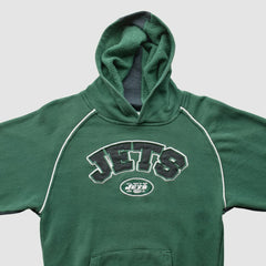 New York Jets NFL 2000s Hooded Pullover Sweatshirt - Green Pullover