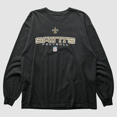 New Orleans Saints 2000s Long Sleeve T-shirt - Black T-shirts