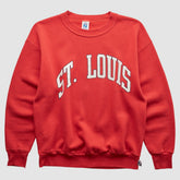St. Louis Cardinals Logo 7 90s Sweatshirt - Red - XVintage Sweatshirts