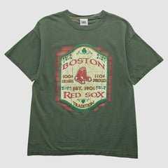 Boston Red Sox Lee Apparel 2000s T-shirt - Green - Vintage T-shirts