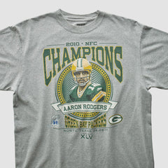 Green Bay Packers Reebok 2010 T-shirt - Heather Gray T-shirts