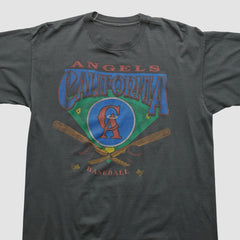 Los Angeles Angels 90s T-shirt - Charcoal - Vintage T-shirts