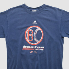 Boston Red Sox Adidas 2004 T-shirt - Navy - Vintage T-shirts