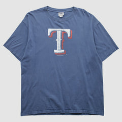 Texas Rangers Lee Apparel 2005 T-shirt - Blue - XVintage T-shirts