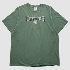 New York Jets Logo Athletic 2000s T-shirt - Green T-shirts