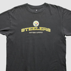 Pittsburgh Steelers NFL 2000s Long Sleeve T-shirt - Black T-shirts