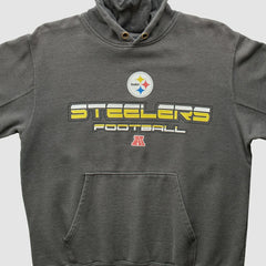 Pittsburgh Steelers NFL 2010s Hooded Pullover Sweatshirt - Gray Pullover