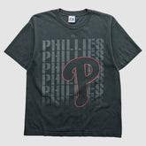 Philadelphia Phillies Majestic 2010s T-shirt - Black - Vintage T-shirts