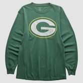 Green Bay Packers Reebok 2000s Long Sleeve T-shirt - Green T-shirts